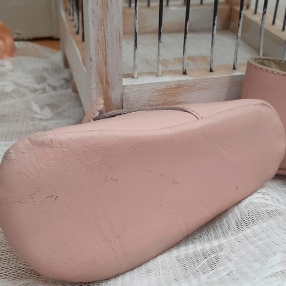 Pink bow baby shoes Buckle my Shoe - Picture 6 of 11